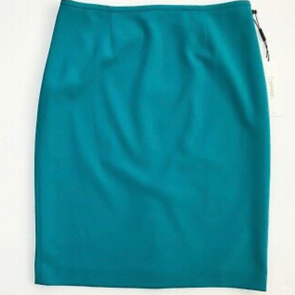 CALVIN KLEIN Women's Crepe Straight Pencil Skirt